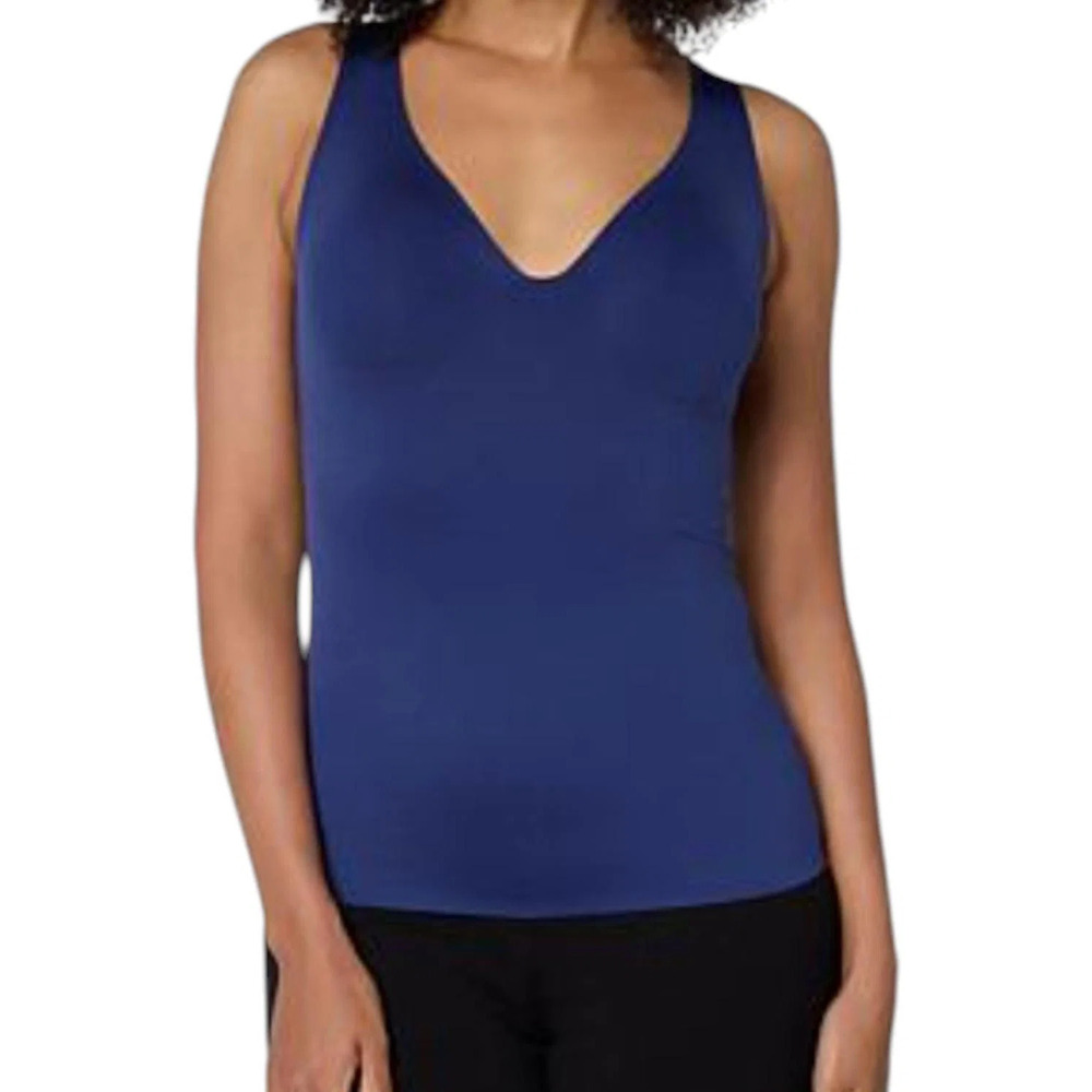 Rhonda Shear Women's Gel Tank w/ Additional Back Support Navy - Regular